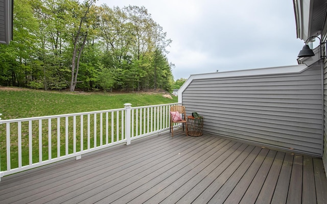 41 Winchester Dr, Hampstead, NH 03826 - wooden terrace featuring a lawn