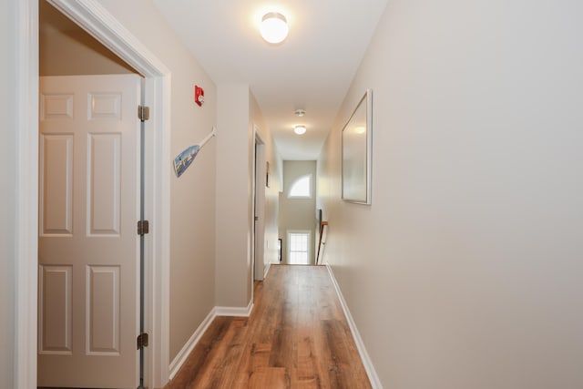 11 Sullivan Way Unit 6, Laconia, NH 03246 - hallway with wood finished floors and baseboards