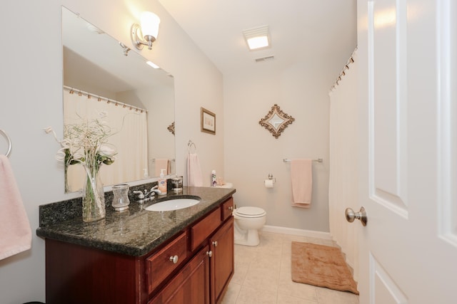11 Sullivan Way Unit 6, Laconia, NH 03246 - full bath with vanity, tile patterned floors, toilet, and baseboards