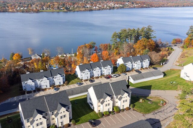11 Sullivan Way Unit 6, Laconia, NH 03246 - aerial perspective of suburban area with a nearby body of water