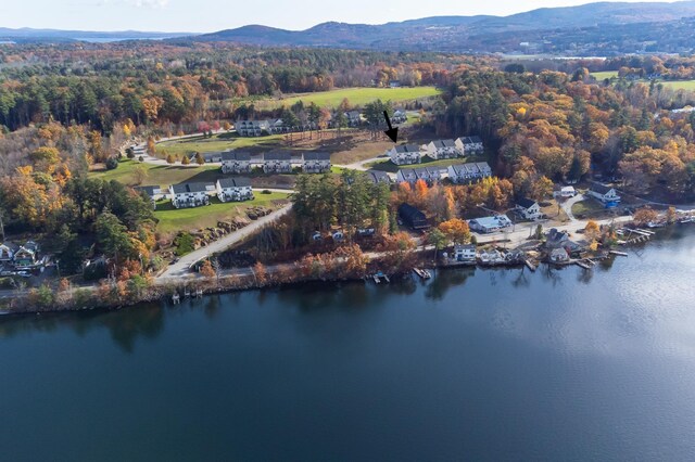 11 Sullivan Way Unit 6, Laconia, NH 03246 - aerial view of property's location featuring a water and mountain view and a forest