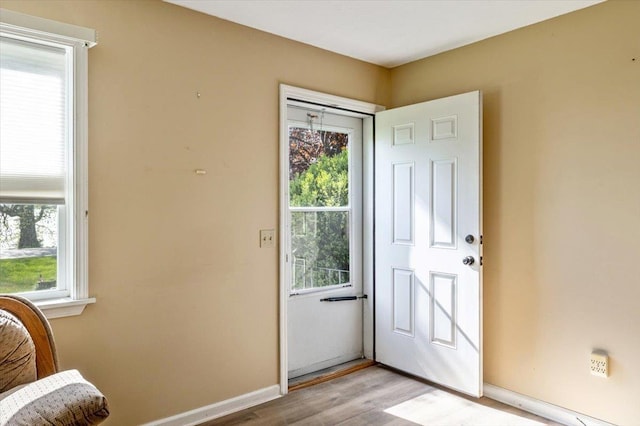2099 W Shore Rd, Alburgh, VT 05440 - entrance foyer featuring light wood-style floors, healthy amount of natural light, and baseboards