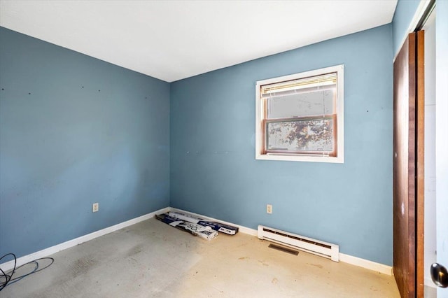 2099 W Shore Rd, Alburgh, VT 05440 - spare room with a baseboard heating unit and baseboards