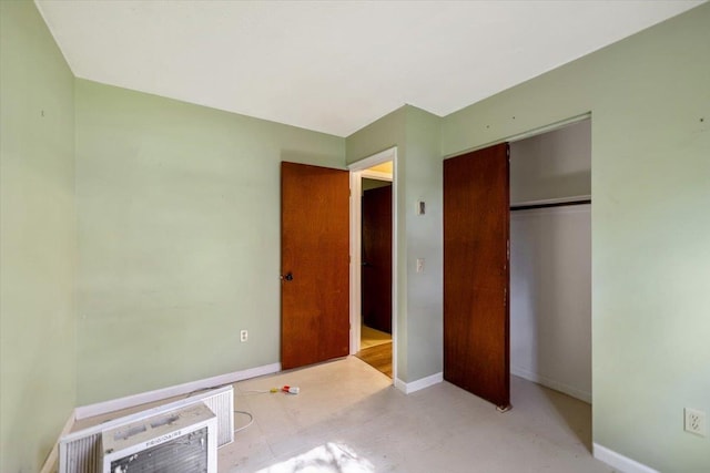 2099 W Shore Rd, Alburgh, VT 05440 - unfurnished bedroom featuring a closet and baseboards