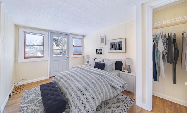 47 Pitkin St, Burlington, VT 05401 - bedroom with light wood-style flooring and baseboards
