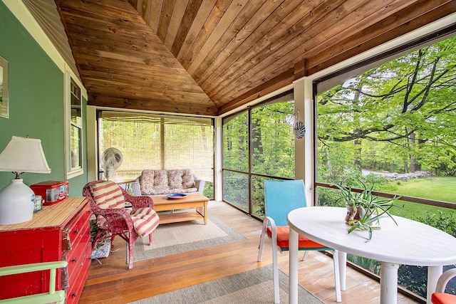 685 Abbot Hill Rd, Wilton, NH 03086 - sunroom / solarium featuring lofted ceiling