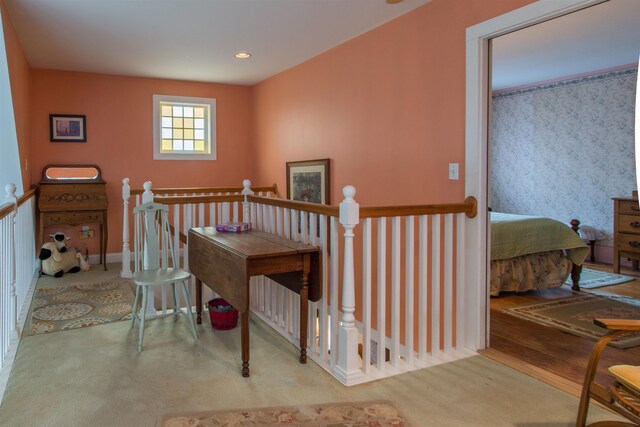 685 Abbot Hill Rd, Wilton, NH 03086 - stairway with carpet flooring