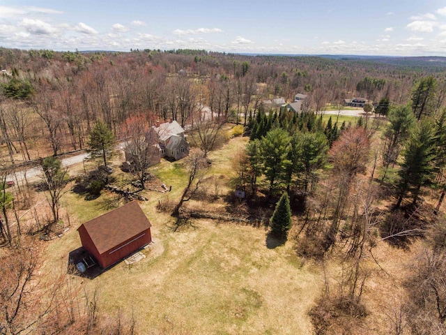 685 Abbot Hill Rd, Wilton, NH 03086 - bird's eye view of a heavily wooded area