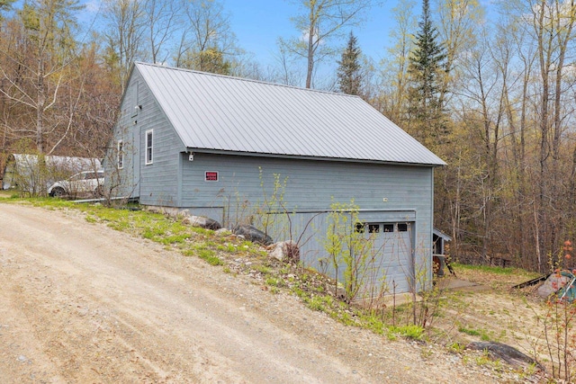 28 Lindsley Cir, Campton, NH 03223 - view of detached garage