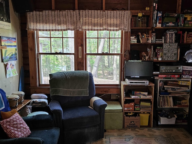 view of living area