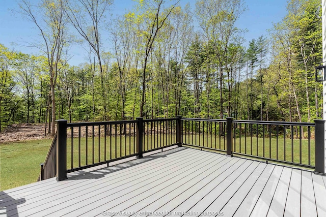286 S Rd, Brentwood, NH 03833 - deck featuring a yard