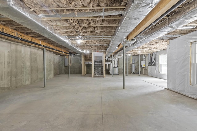 286 S Rd, Brentwood, NH 03833 - basement featuring electric panel and heating unit