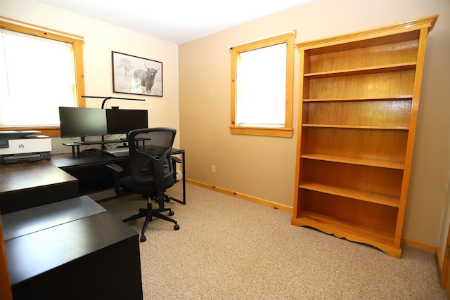 412 Covered Bridge Rd, Irasburg, VT 05845 - carpeted office space featuring plenty of natural light and baseboards