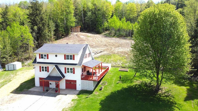 412 Covered Bridge Rd, Irasburg, VT 05845 - view of subject property featuring a forest