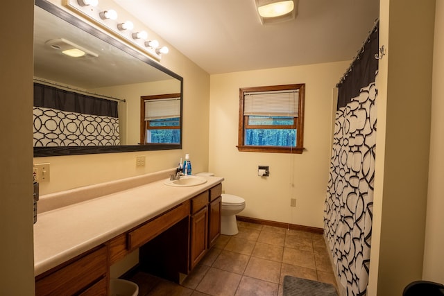 175 Blackwater Rd, Somersworth, NH 03878 - full bath featuring vanity, baseboards, tile patterned flooring, and toilet
