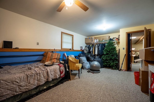 175 Blackwater Rd, Somersworth, NH 03878 - bedroom featuring carpet flooring and ceiling fan