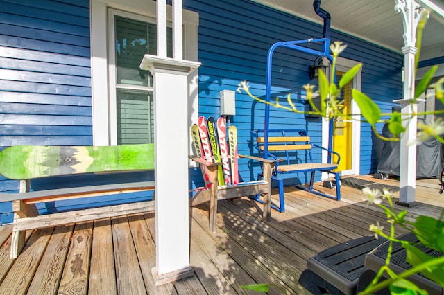 56 Andover St, Ludlow, VT 05149 - view of wooden terrace