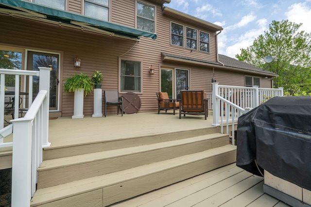 25 Golden Gate Dr, Hooksett, NH 03106 - deck with grilling area