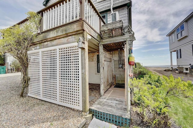 5 Great Boars Head Ave, Hampton, NH 03842 - view of side of home with a balcony