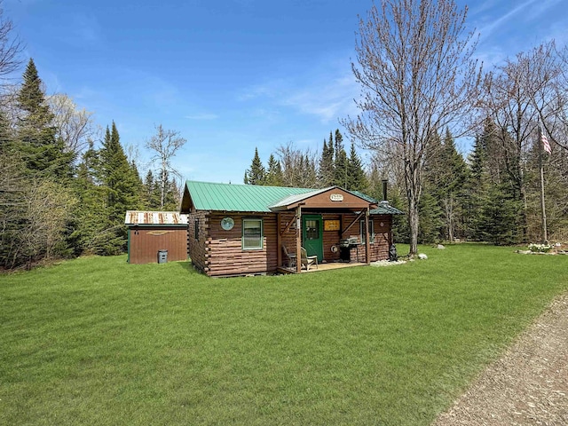view of outbuilding featuring an outdoor structure