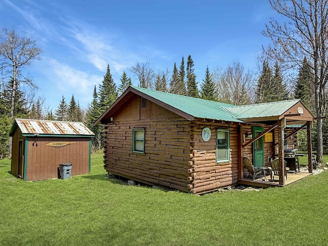 view of outbuilding with an outdoor structure