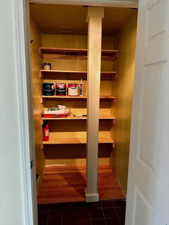 view of pantry
