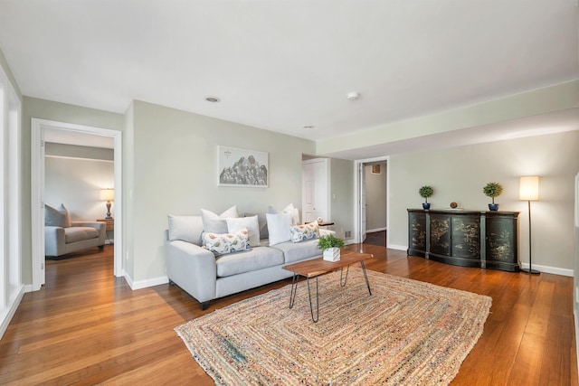 204 Chase Way, Manchester, NH 03104 - living room featuring wood finished floors and baseboards