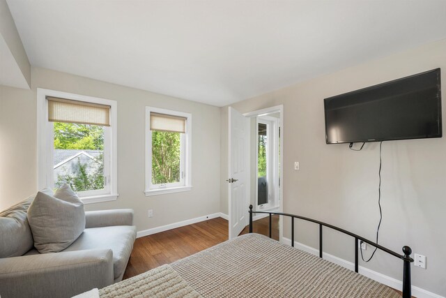 204 Chase Way, Manchester, NH 03104 - bedroom with baseboards and wood finished floors
