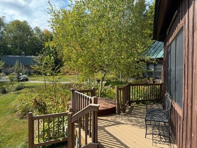 133 Ben Dexter Rd, Topsham, VT 05076 - view of wooden deck