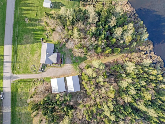 aerial view of property's location