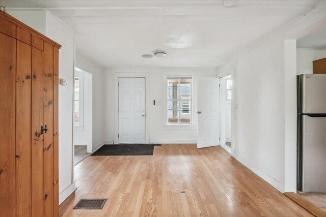16 Shurtleff Pl, Barre City, VT 05641 - foyer entrance with light wood finished floors and baseboards