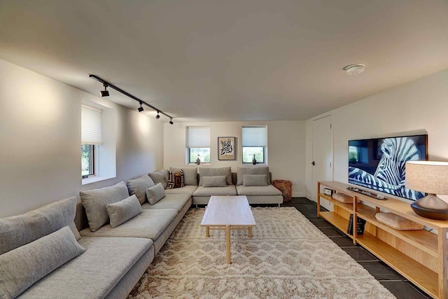 797 Ocean Blvd, Rye, NH 03870 - living room featuring rail lighting and plenty of natural light