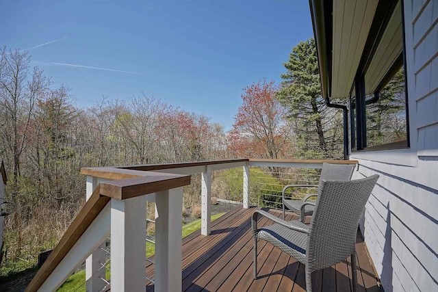 797 Ocean Blvd, Rye, NH 03870 - view of wooden terrace
