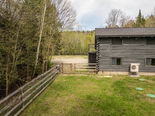 42 Chickadee Ln, Littleton, NH 03561 - view of yard featuring ac unit