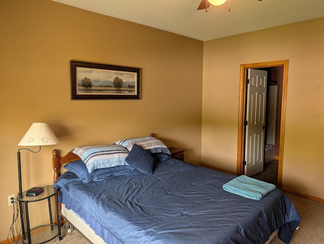 11 Cascade Dr Unit 288, Woodstock, NH 03262 - carpeted bedroom featuring baseboards and a ceiling fan