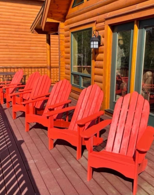 42 Peak Vista Ln, Madison, NH 03849 - view of deck