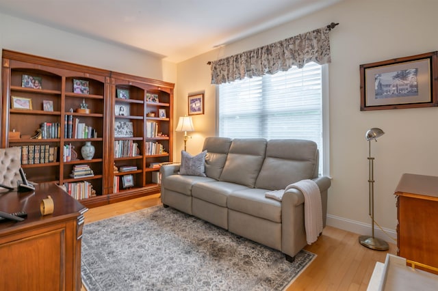 7 Ebenezers Way, Hollis, NH 03049 - living room featuring wood finished floors and baseboards