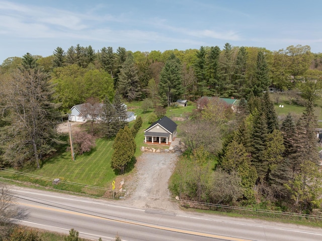 view of subject property