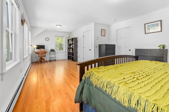 4 Oleary Ave, Hanover, NH 03755 - bedroom featuring a baseboard radiator and light wood-style floors