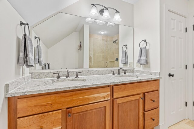 4 Oleary Ave, Hanover, NH 03755 - full bathroom with tiled shower and double vanity