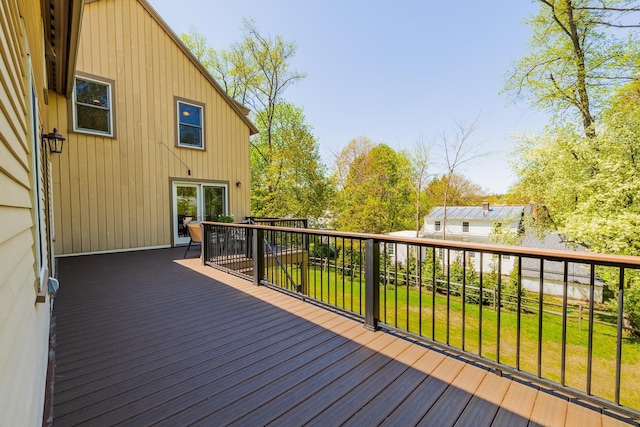 4 Oleary Ave, Hanover, NH 03755 - deck with a yard