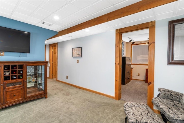 8 Bowman Ct, Merrimack, NH 03054 - carpeted living area with baseboards and recessed lighting