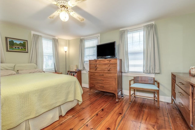 33 Tanner St, Concord, NH 03303 - bedroom featuring wood-type flooring and a ceiling fan
