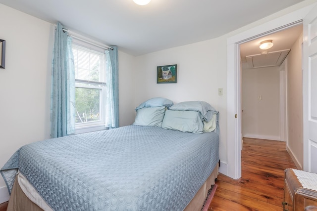 33 Tanner St, Concord, NH 03303 - bedroom featuring attic access and wood finished floors