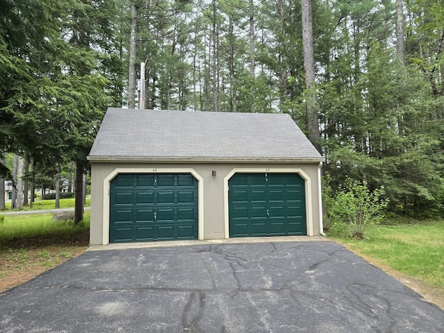 46 Point Breeze Rd, Wolfeboro, NH 03894 - view of detached garage