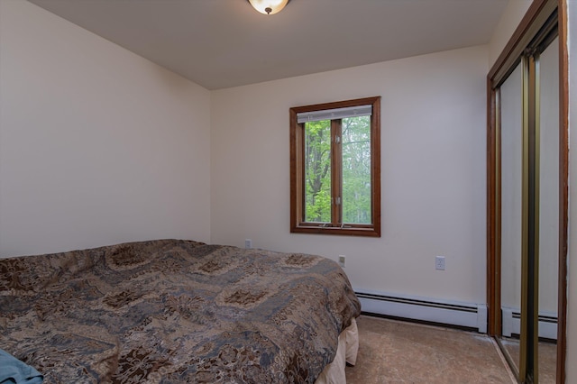143 Okemo Acres, Ludlow, VT 05149 - bedroom featuring a baseboard radiator