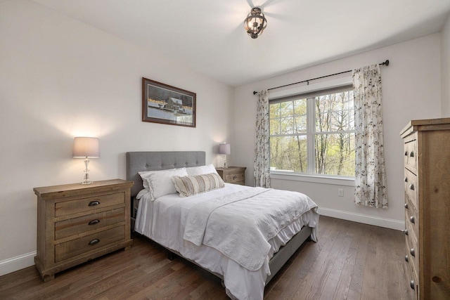 53 Ross Rd, Kennebunk, ME 04043 - bedroom with baseboards and dark wood-style flooring