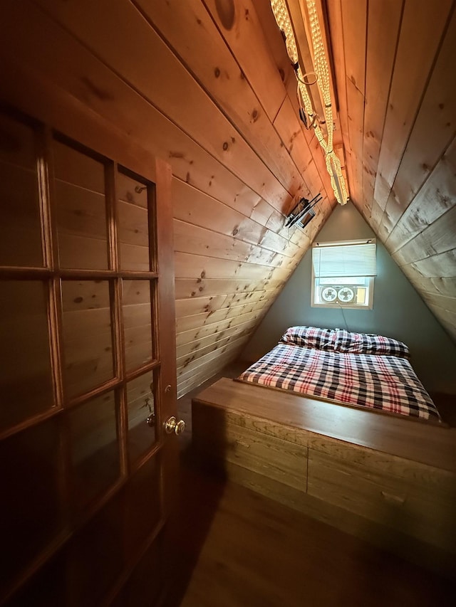 9 Spruce Rd, Middleton, NH 03887 - bonus room featuring vaulted ceiling, wooden ceiling, and wood finished floors