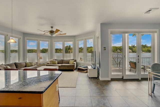 25 N Shore Rd, Windham, NH 03087 - sunroom / solarium with french doors