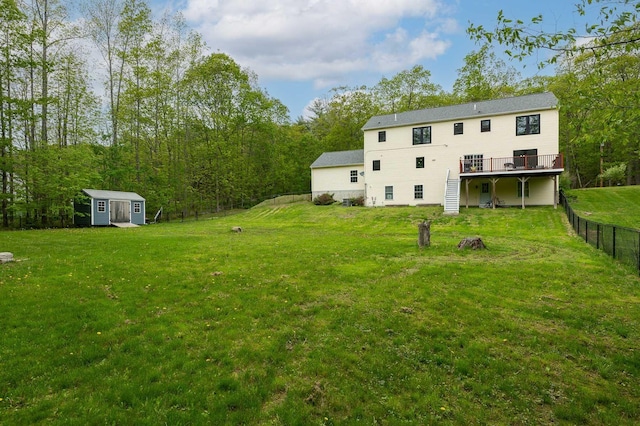 105 Fall Mill Rd, York, ME 03909 - view of yard with a wooden deck